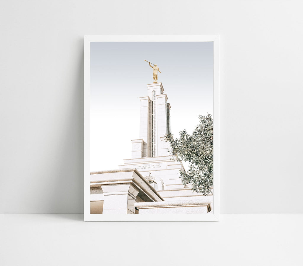 Lubbock Texas Temple Spire - Jesus is the Christ Prints