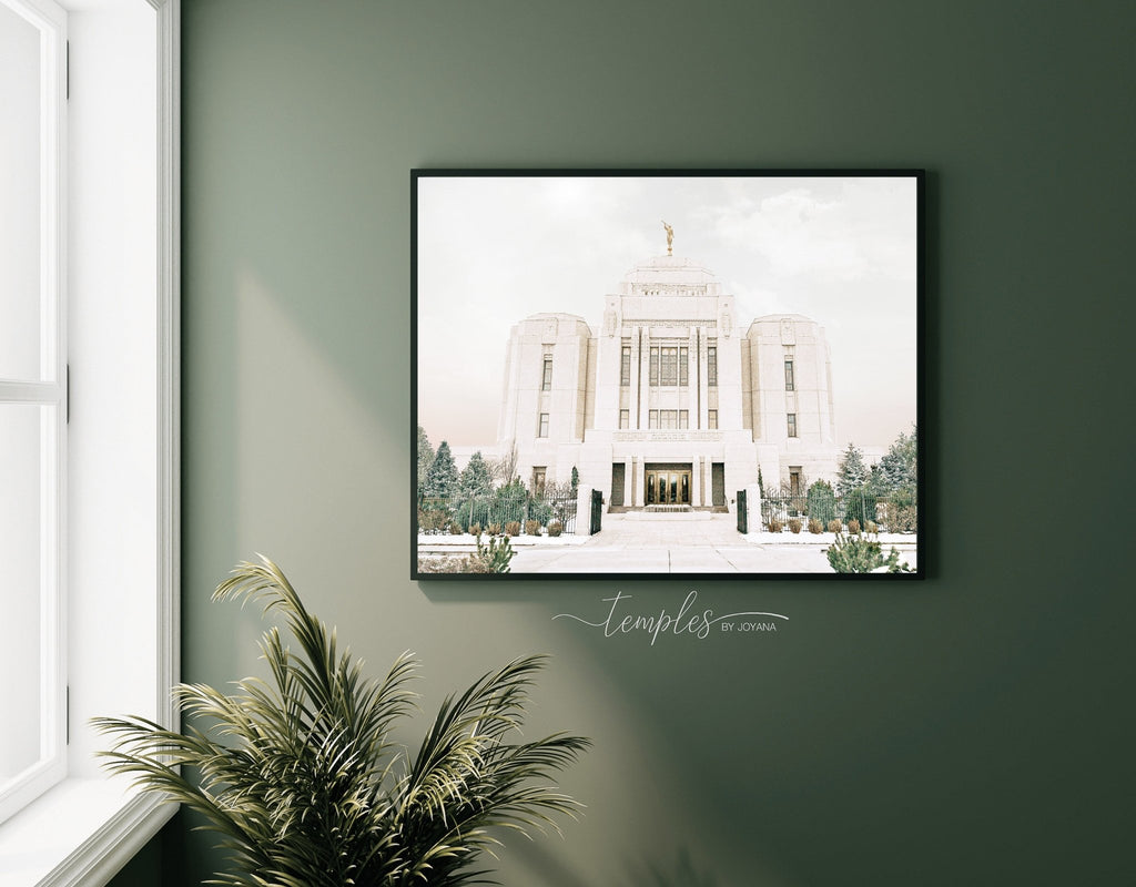 Meridian Idaho Silver Skies - Jesus is the Christ Prints