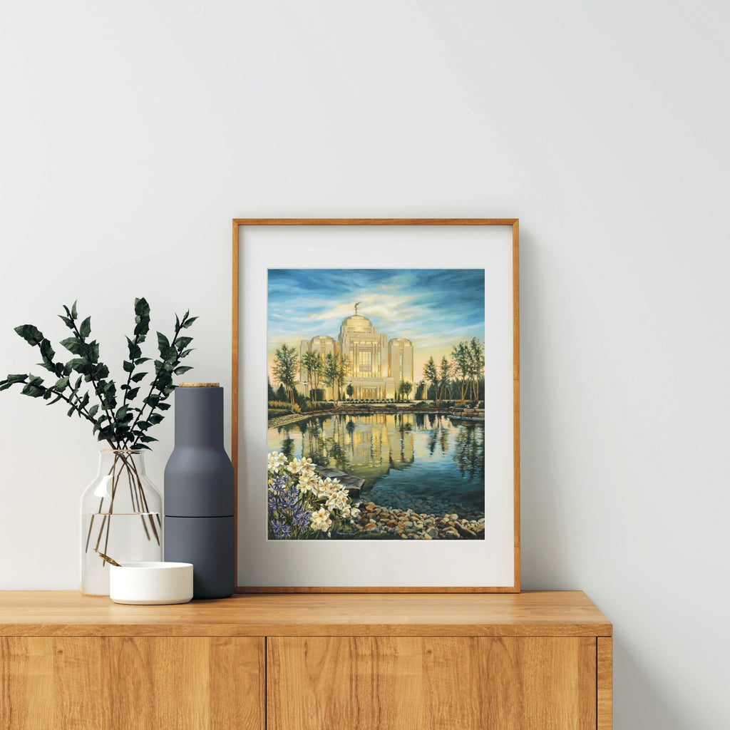 Meridian Idaho Temple - Jesus is the Christ Prints