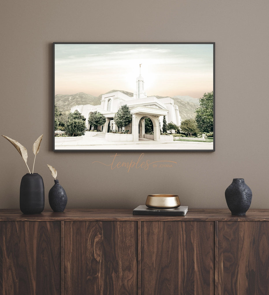 Mount Timpanogos Temple - Jesus is the Christ Prints