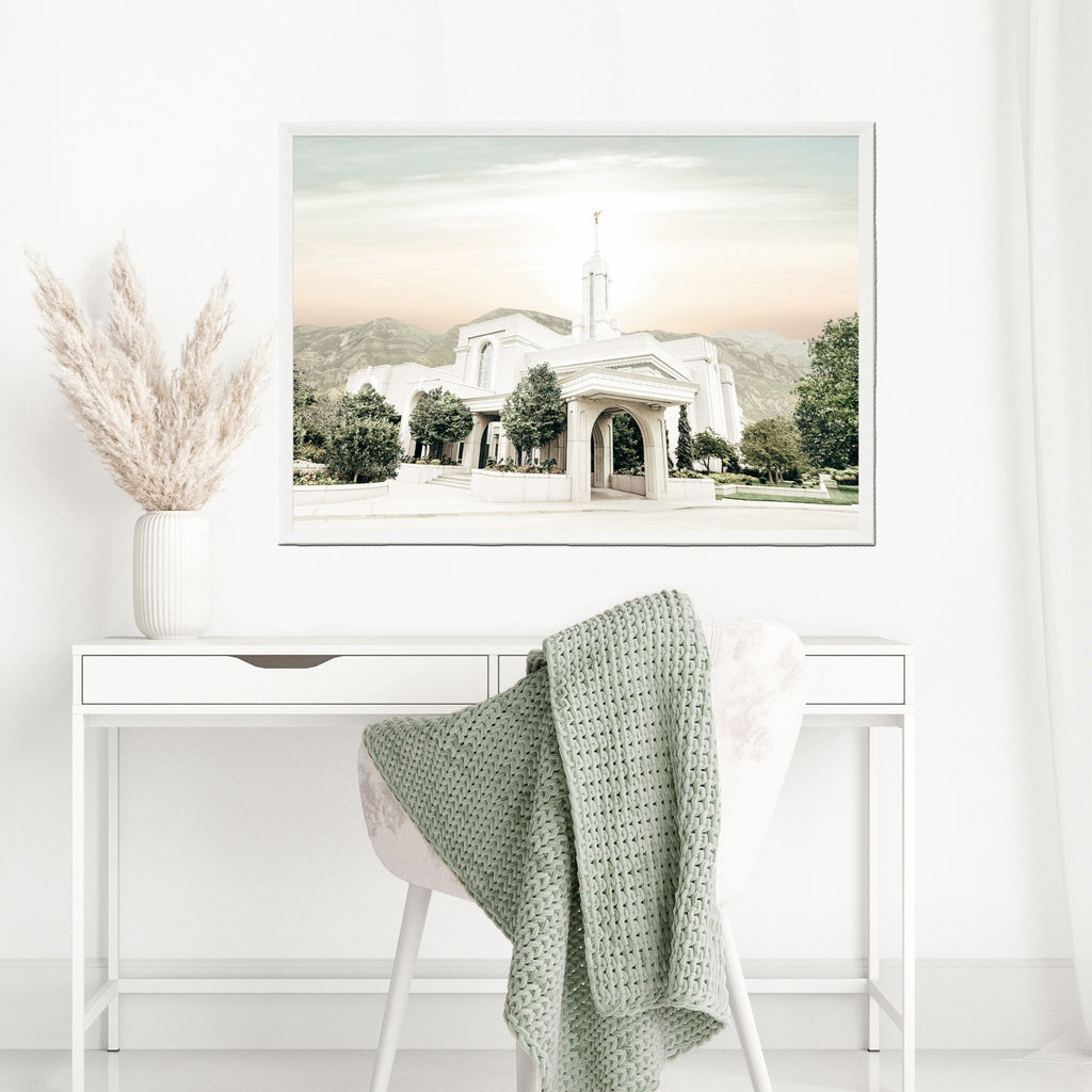 Mount Timpanogos Temple - Jesus is the Christ Prints