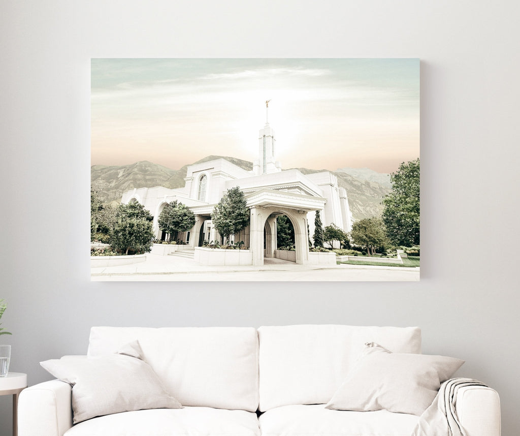 Mount Timpanogos Temple - Jesus is the Christ Prints