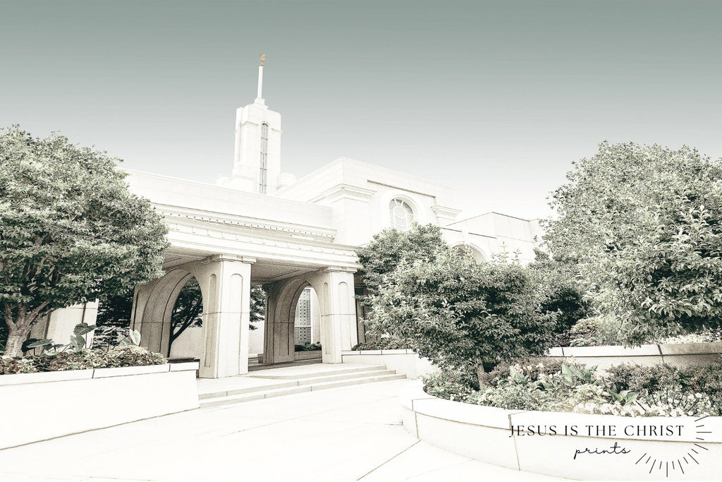 Mount Timpanogos Temple Side - Jesus is the Christ Prints