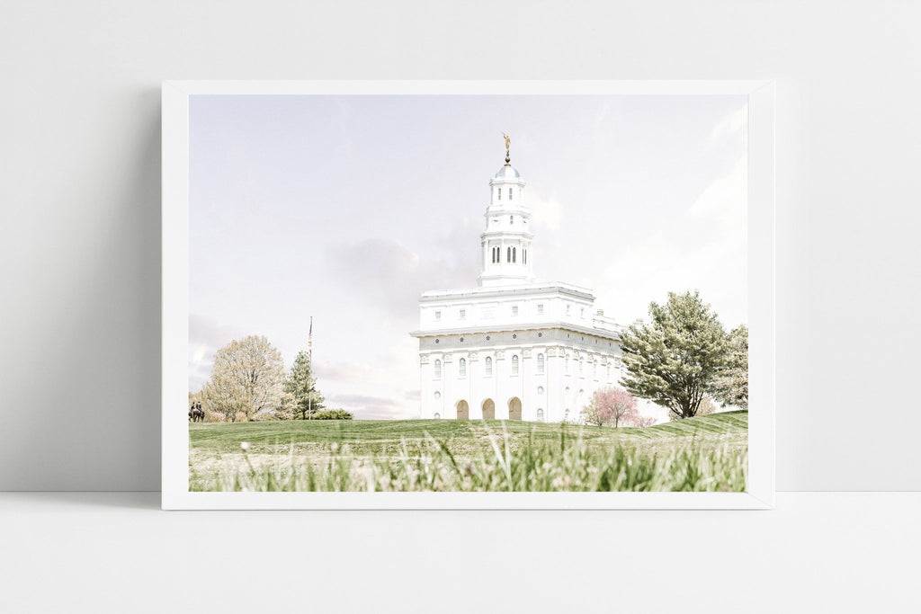 Nauvoo Temple Side Landscape - Jesus is the Christ Prints