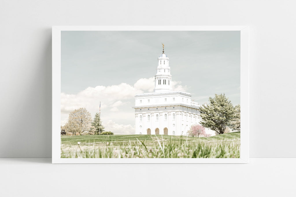 Nauvoo Temple Side Landscape - Jesus is the Christ Prints