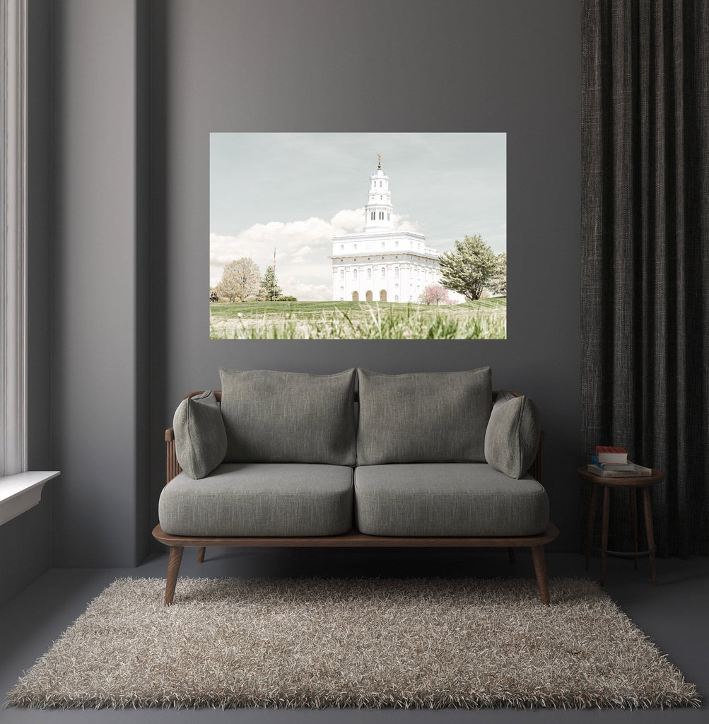 Nauvoo Temple Side Landscape - Jesus is the Christ Prints