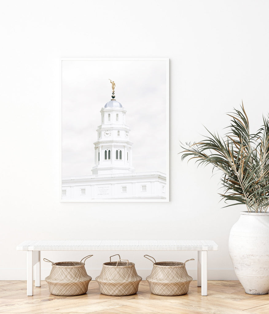 Nauvoo Temple Spire - Jesus is the Christ Prints