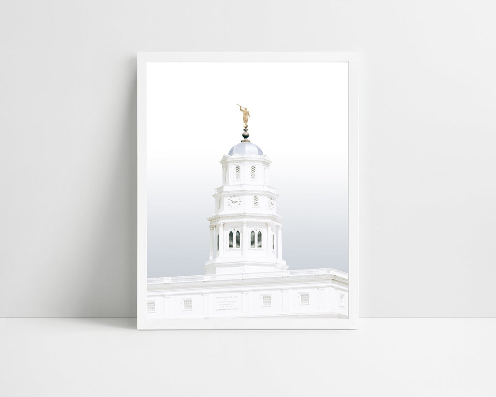 Nauvoo Temple Spire - Jesus is the Christ Prints