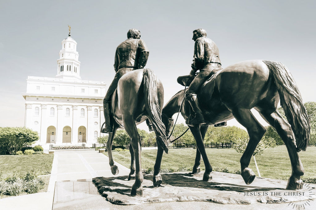 Nauvoo Temple Statue - Jesus is the Christ Prints