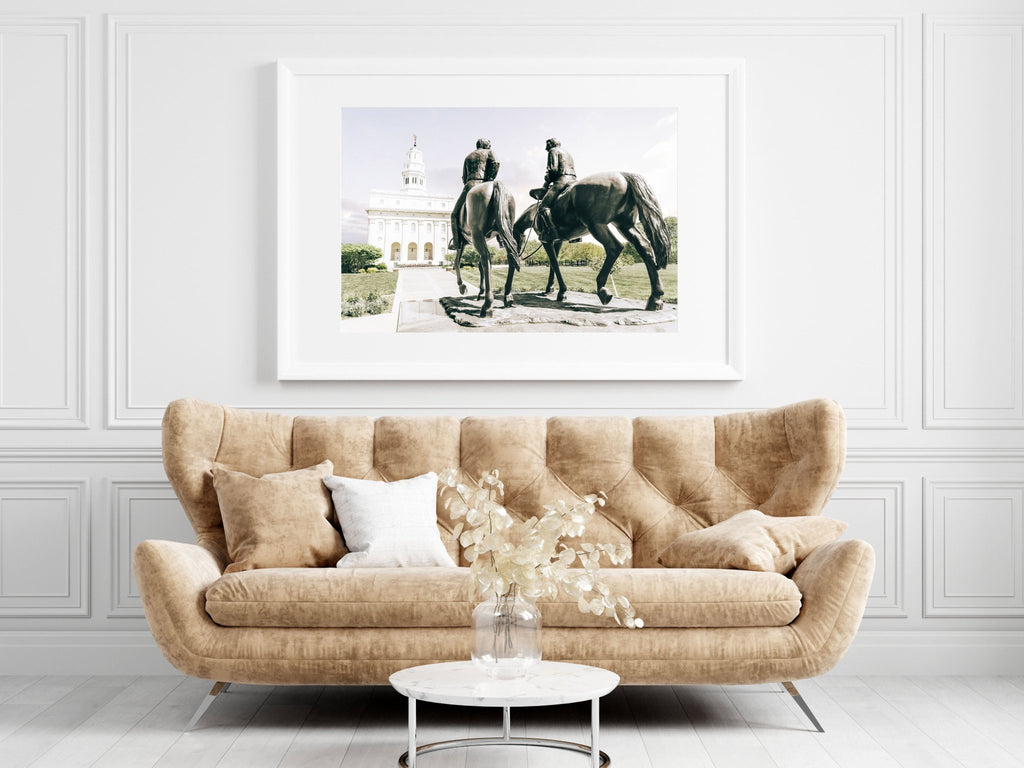 Nauvoo Temple Statue - Jesus is the Christ Prints