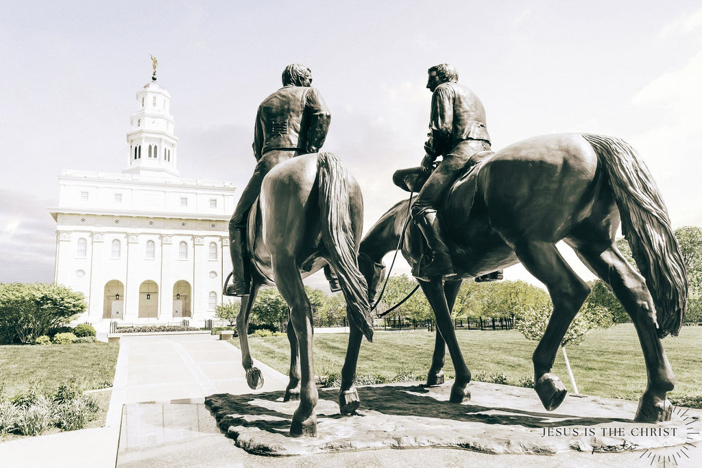 Nauvoo Temple Statue - Jesus is the Christ Prints