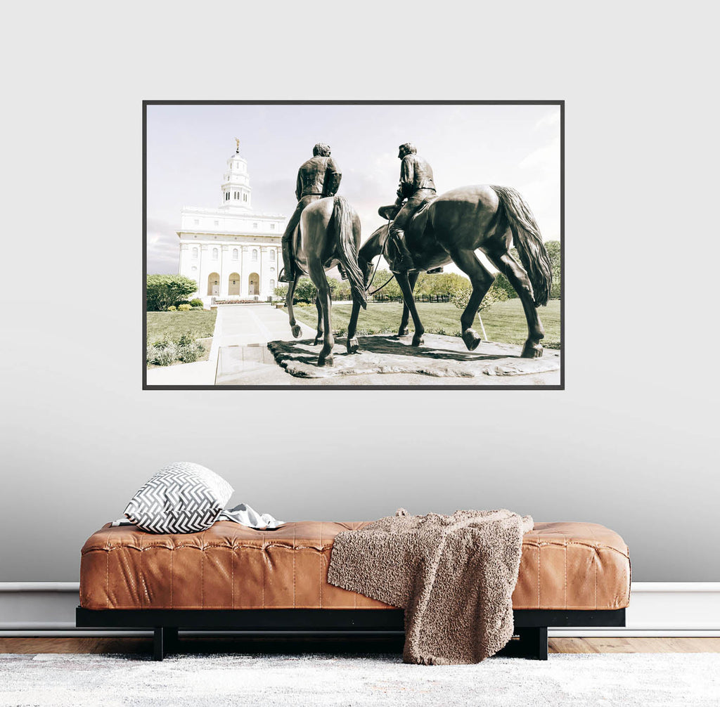 Nauvoo Temple Statue - Jesus is the Christ Prints