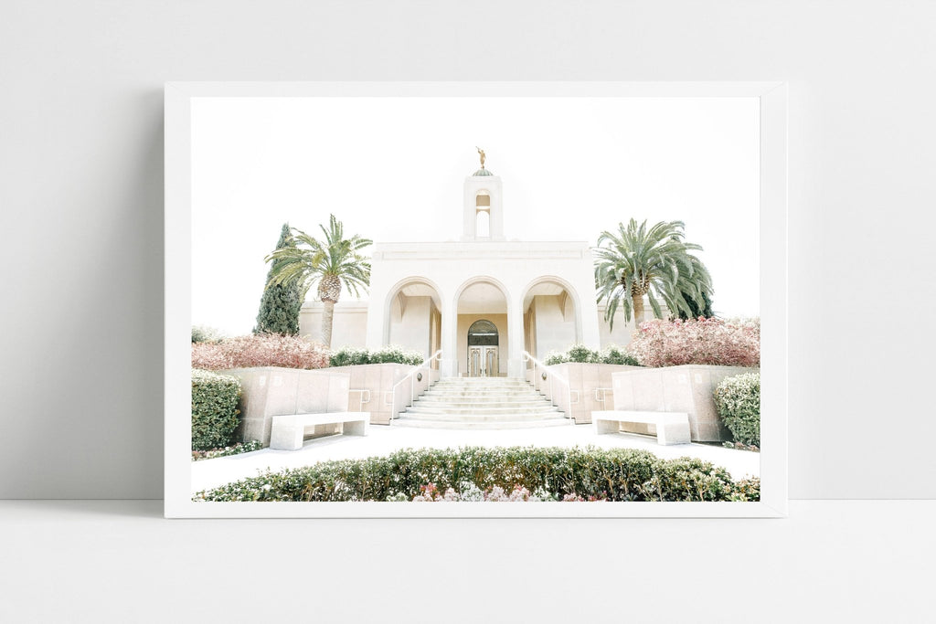 New Port Beach California Temple - Jesus is the Christ Prints