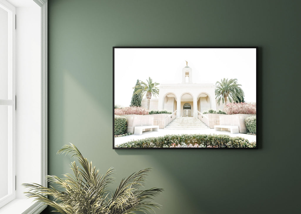 New Port Beach California Temple - Jesus is the Christ Prints