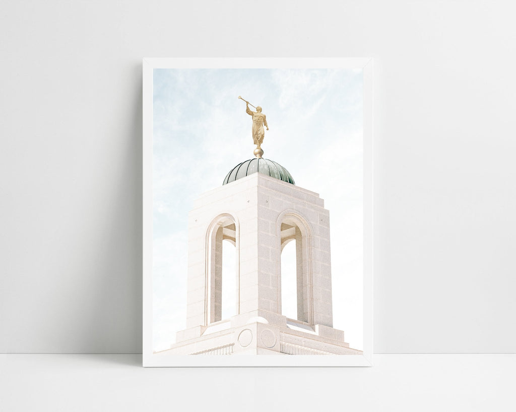 New Port Beach White Sky - Jesus is the Christ Prints