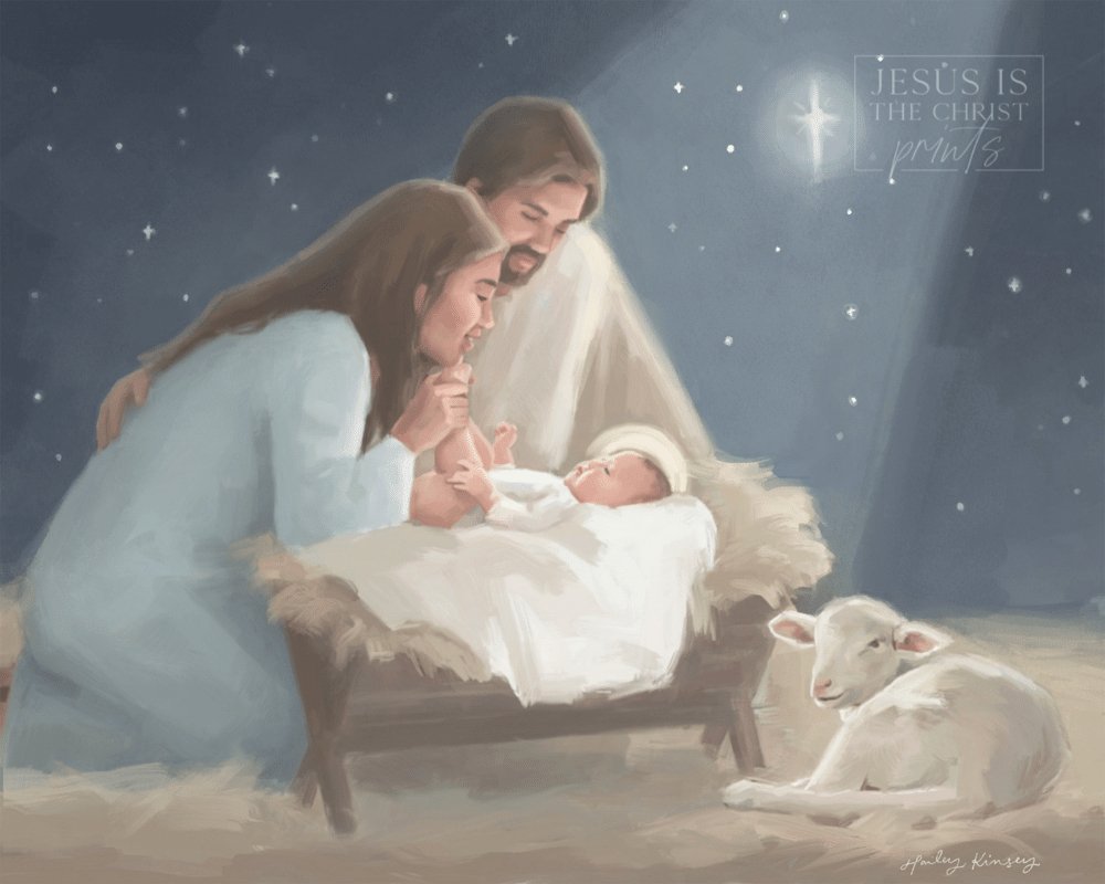 O Night Divine - Jesus is the Christ Prints