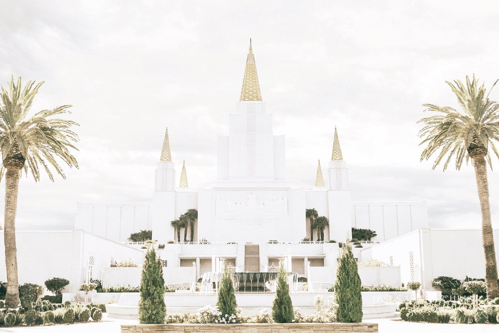 Oakland California Temple White - Jesus is the Christ Prints