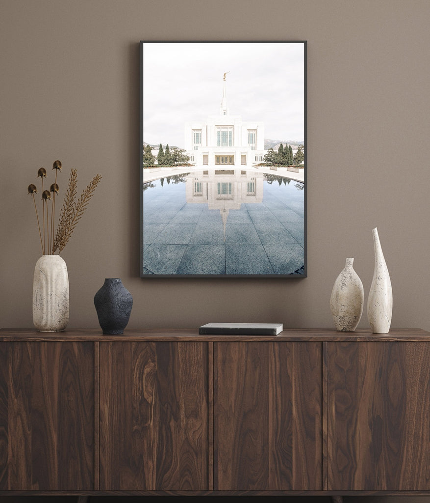 Ogden Temple Reflection - Jesus is the Christ Prints