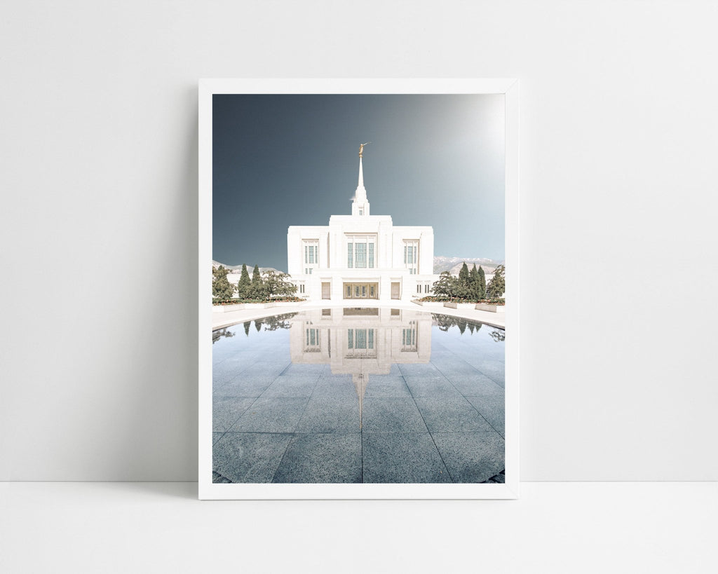 Ogden Temple Reflection - Jesus is the Christ Prints