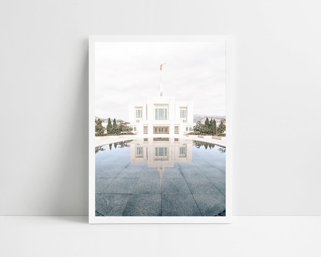 Ogden Temple Reflection - Jesus is the Christ Prints