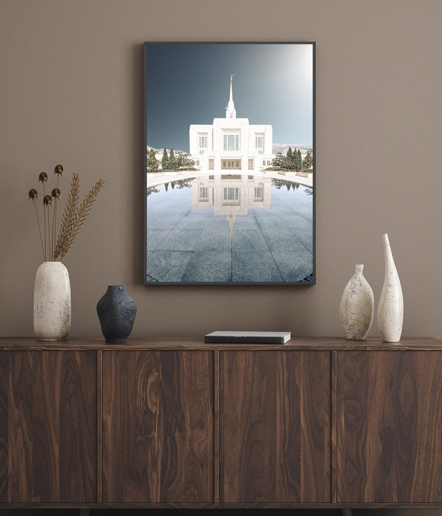 Ogden Temple Reflection - Jesus is the Christ Prints