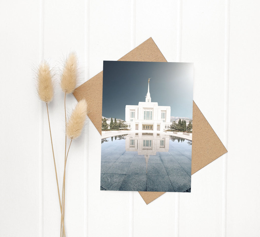 Ogden Temple Reflection - Jesus is the Christ Prints