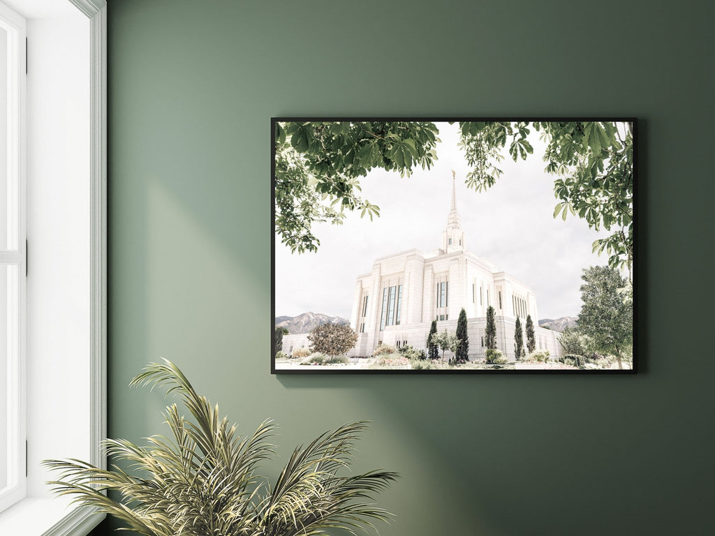 Ogden Utah Temple - Jesus is the Christ Prints