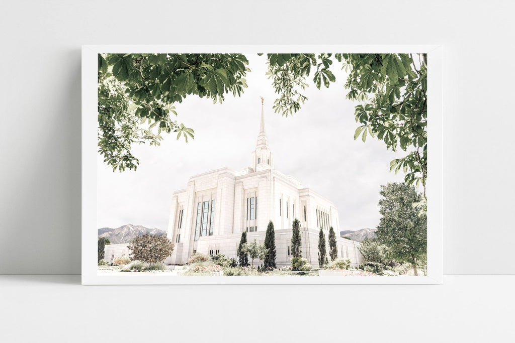 Ogden Utah Temple - Jesus is the Christ Prints