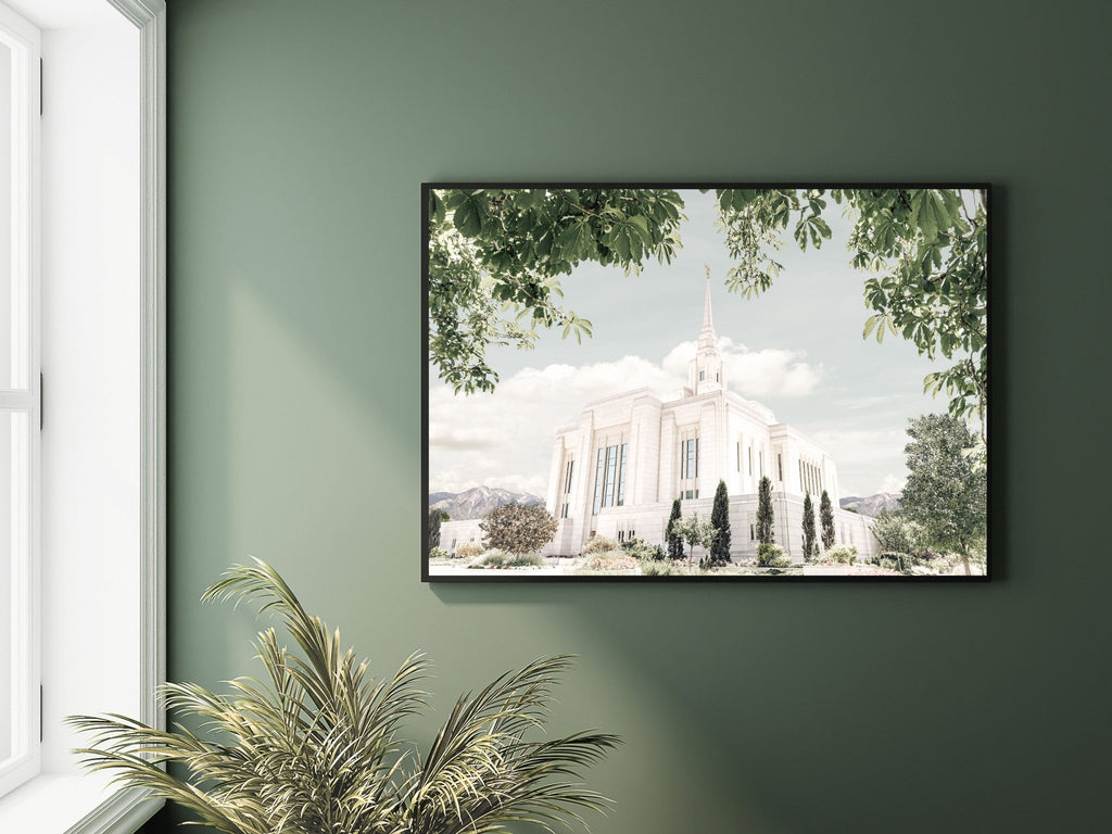 Ogden Utah Temple - Jesus is the Christ Prints