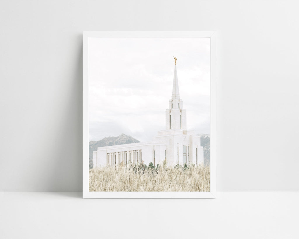 Oquirrh Mountain Temple - Jesus is the Christ Prints