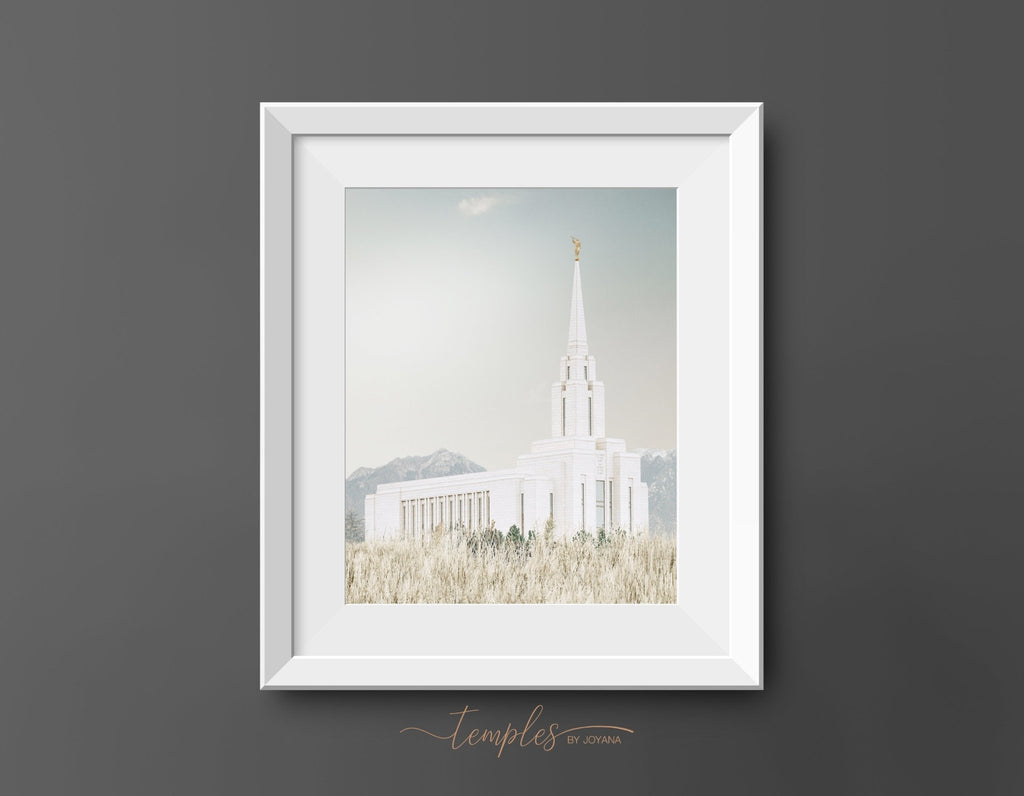 Oquirrh Mountain Temple - Jesus is the Christ Prints