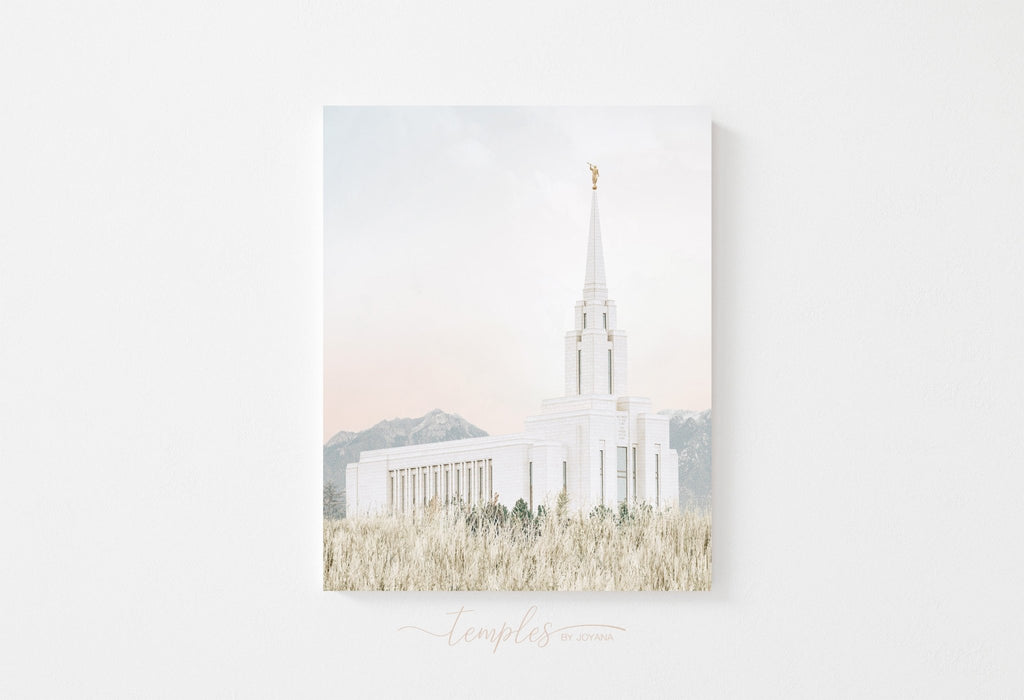 Oquirrh Mountain Temple - Jesus is the Christ Prints