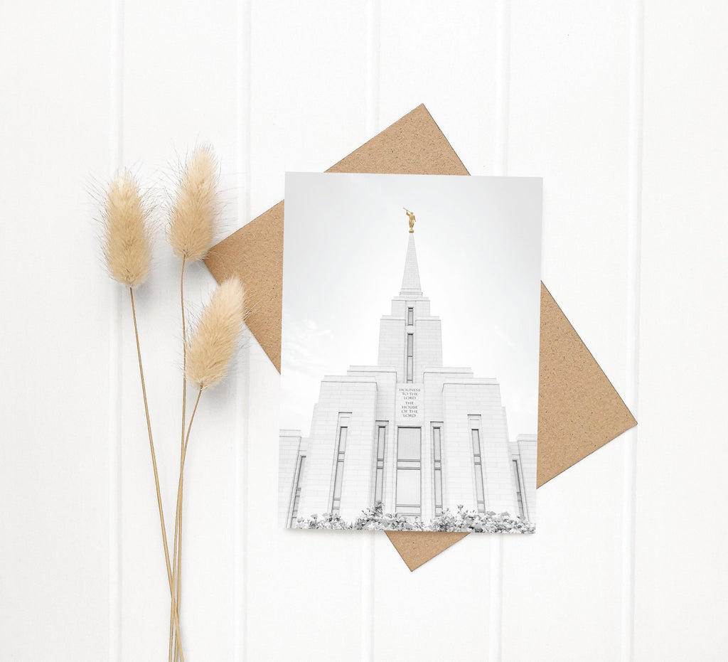 Oquirrh Mountain Temple Floral - Jesus is the Christ Prints