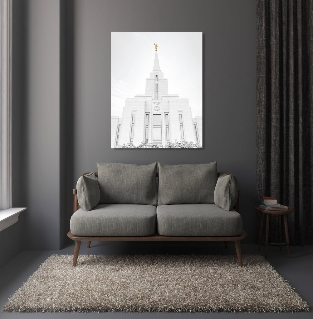 Oquirrh Mountain Temple Floral - Jesus is the Christ Prints