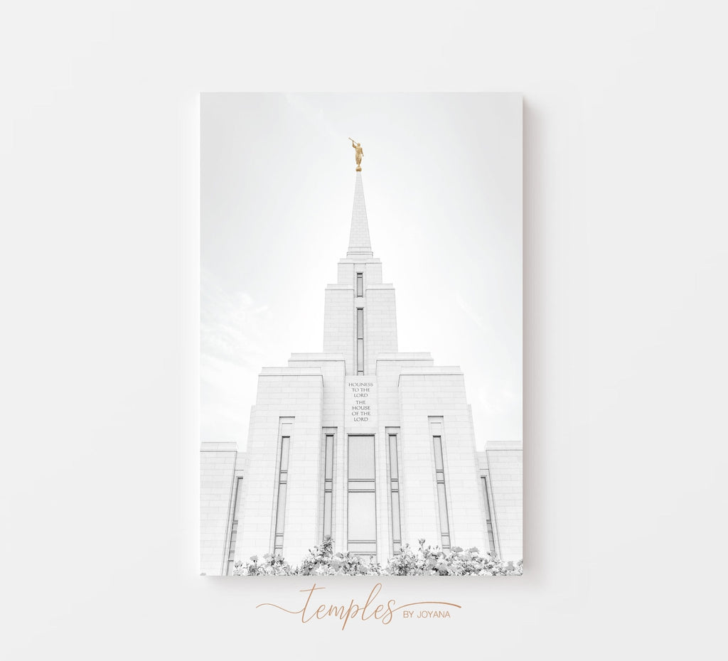 Oquirrh Mountain Temple Floral - Jesus is the Christ Prints