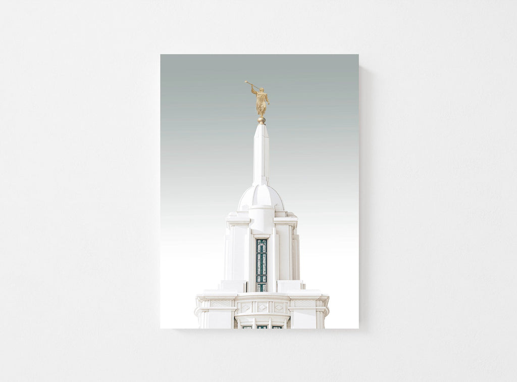 Payson Utah Temple Spire - Jesus is the Christ Prints