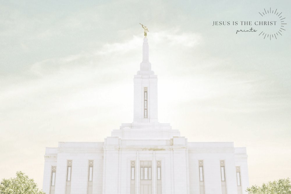 Pocatello Idaho Temple - Jesus is the Christ Prints