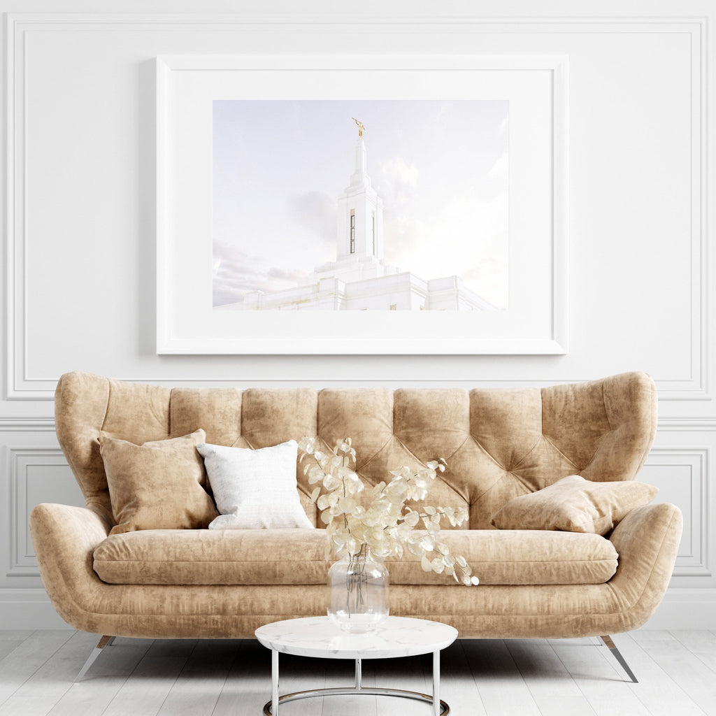 Pocatello Idaho Temple Sky - Jesus is the Christ Prints