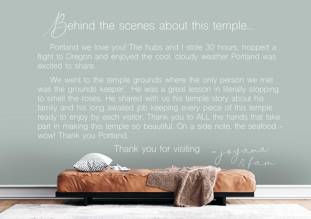 Portland Oregon Temple - Jesus is the Christ Prints