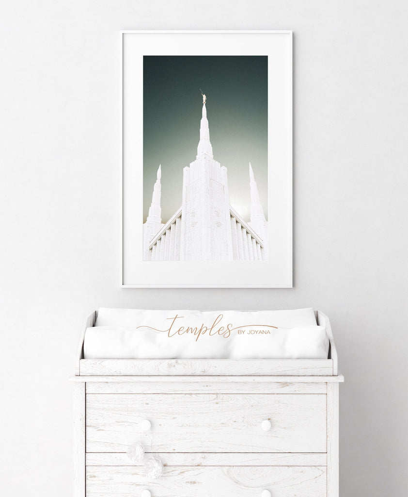 Portland Temple Spire - Jesus is the Christ Prints