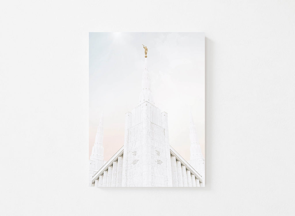 Portland Temple Spire - Jesus is the Christ Prints