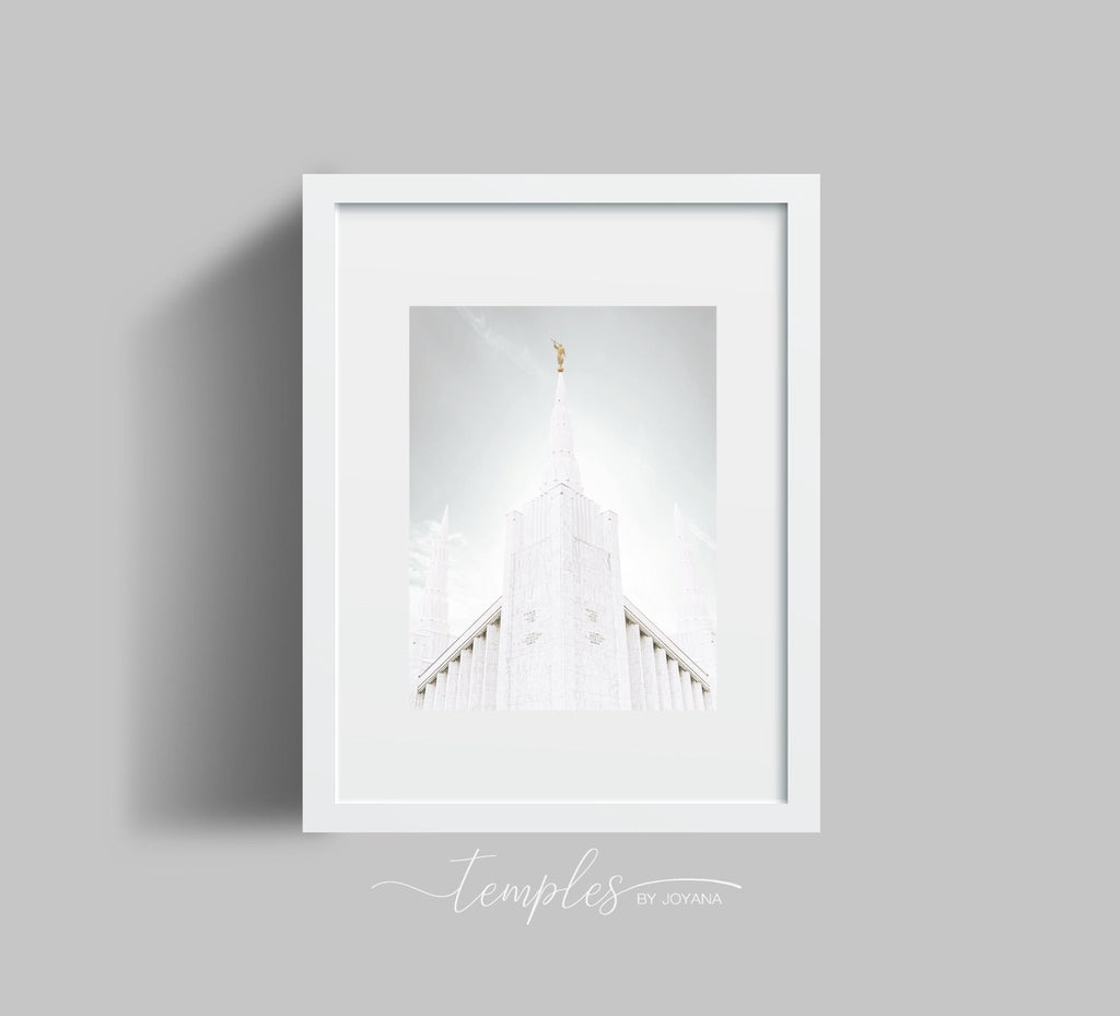 Portland Temple Spire - Jesus is the Christ Prints