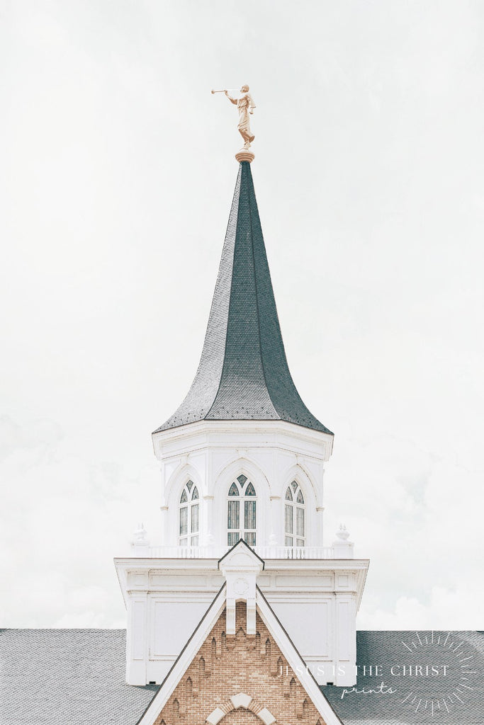 Provo City Center Temple Spire - Jesus is the Christ Prints