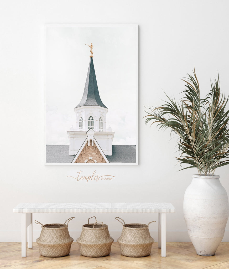 Provo City Center Temple Spire - Jesus is the Christ Prints