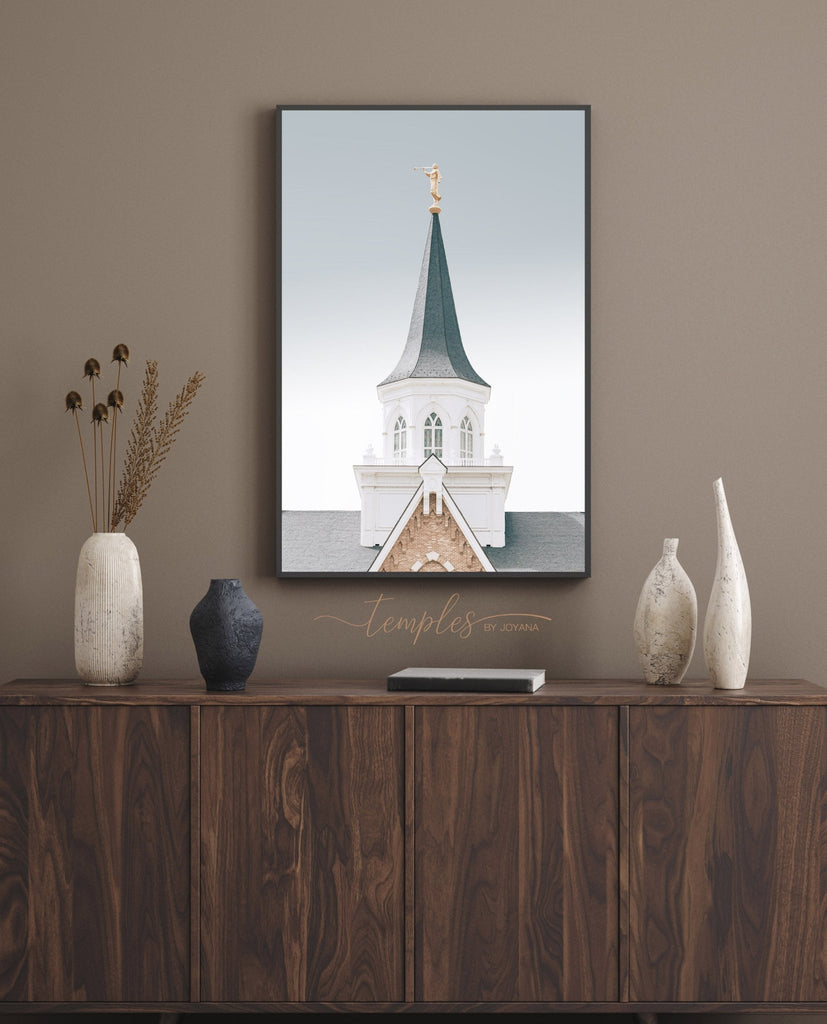 Provo City Center Temple Spire - Jesus is the Christ Prints