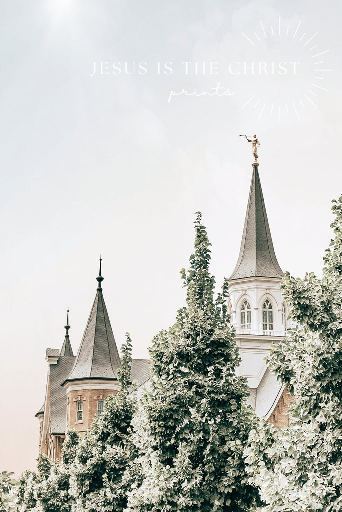 Provo City Center Temple Trees - Jesus is the Christ Prints