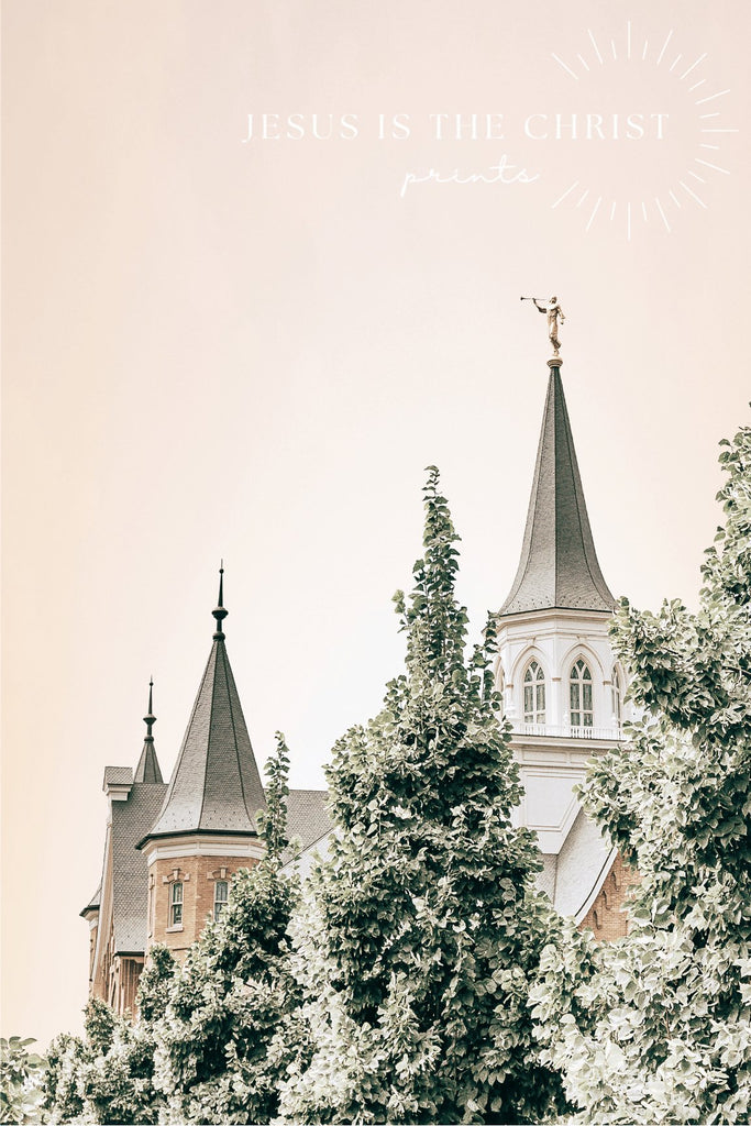 Provo City Center Temple Trees - Jesus is the Christ Prints
