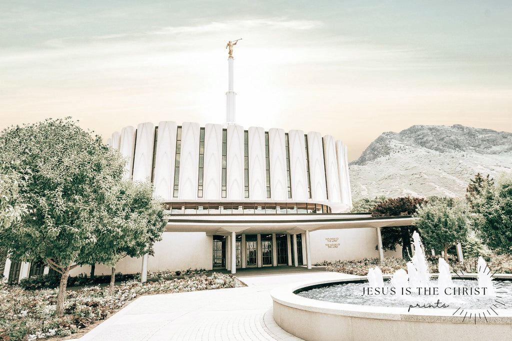 Provo Utah Temple - Jesus is the Christ Prints