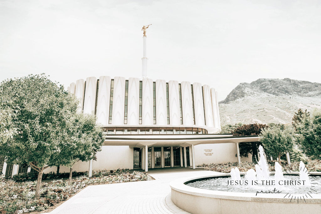 Provo Utah Temple - Jesus is the Christ Prints