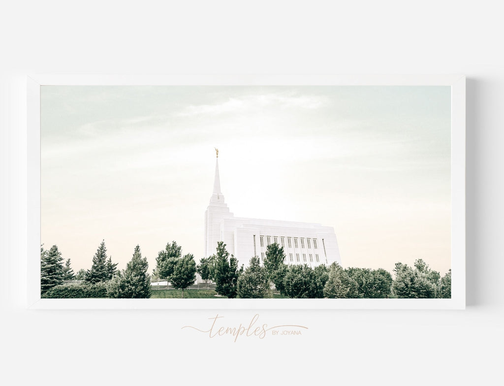 Rexburg Idaho Temple Side - Jesus is the Christ Prints